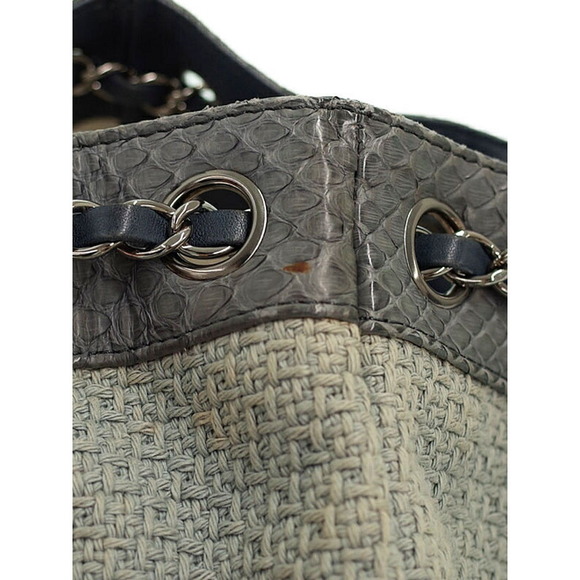 Chanel Python Chain Tote Bag - Picture 5 of 9
